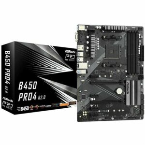 ASROCK B450M-HDV R4.0, socket AM4, DDR4, VGA, DVI, HDMI